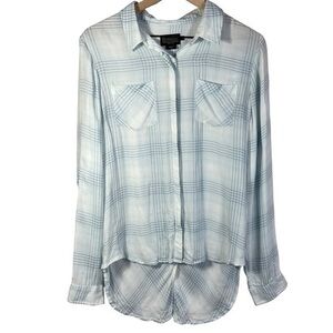 Pendleton Modern Button Down Plaid Women’s Shirts Top 
Size M